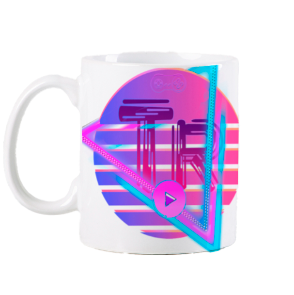 Taza con diseño Top Retro